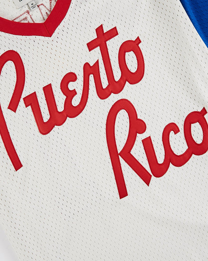 Puerto Rico 1976 National Team Mesh V-Neck Jersey