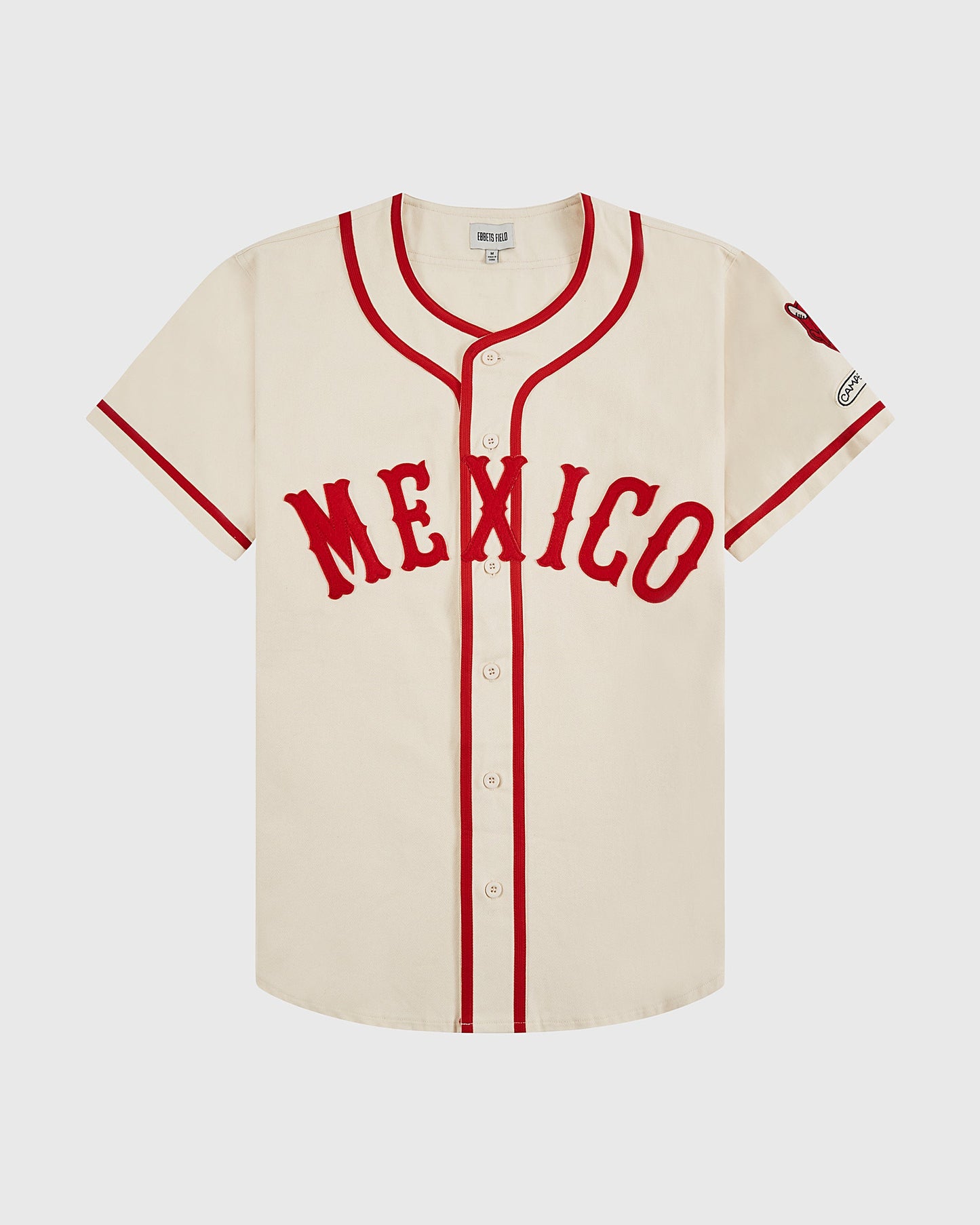 Diablos Rojos del Mexico Cotton Twill Baseball Jersey