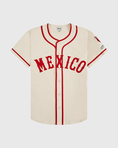Diablos Rojos del Mexico Cotton Twill Baseball Jersey