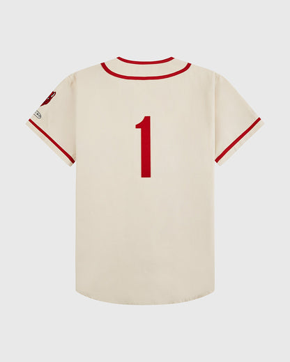 Diablos Rojos del Mexico Cotton Twill Baseball Jersey
