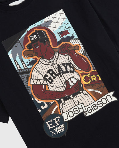 Karabo Poppy x Ebbets Field Josh Gibson Short Sleeve Graphic Tee