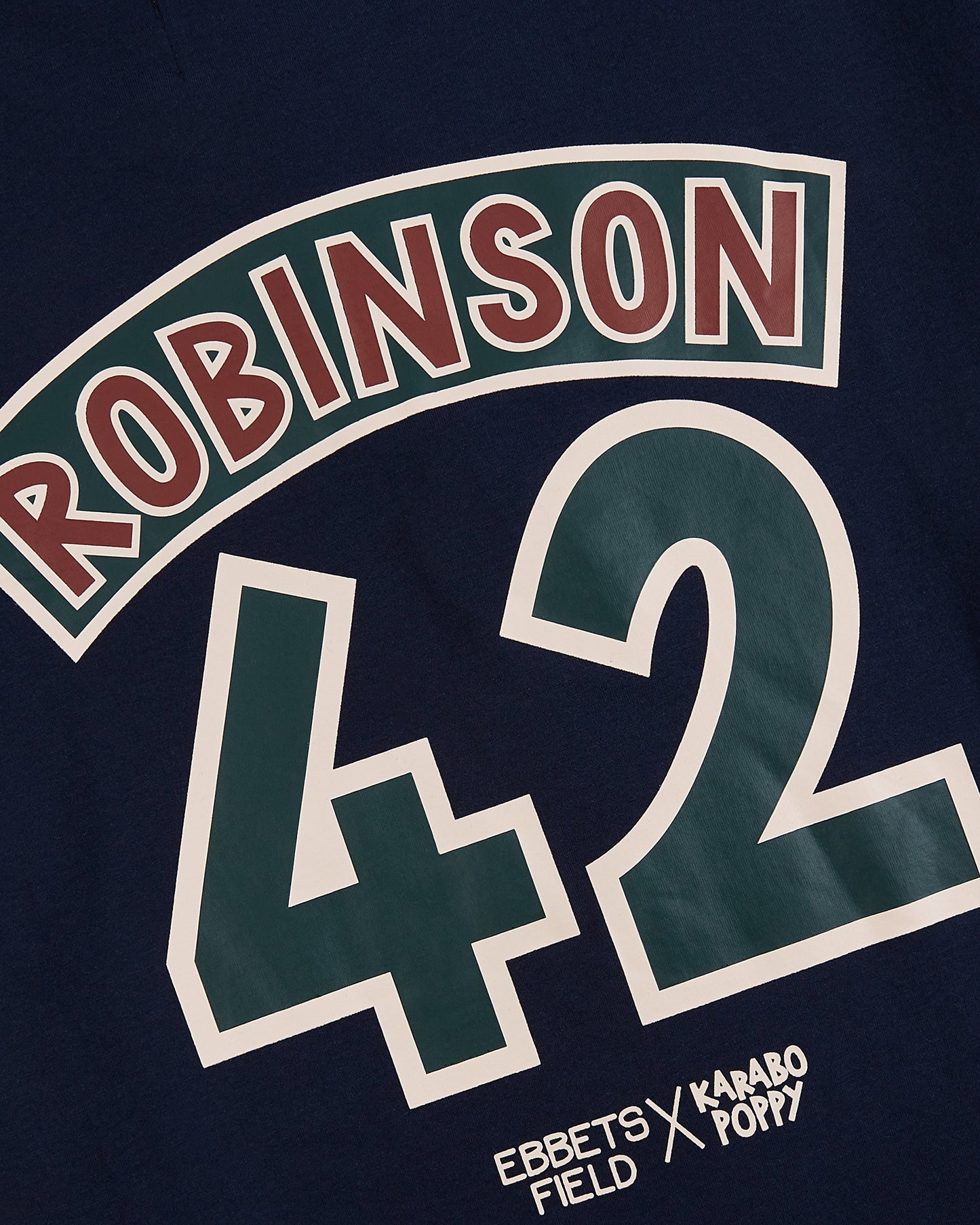 Karabo Poppy x Ebbets Field Jackie Robinson Short Sleeve Graphic Tee