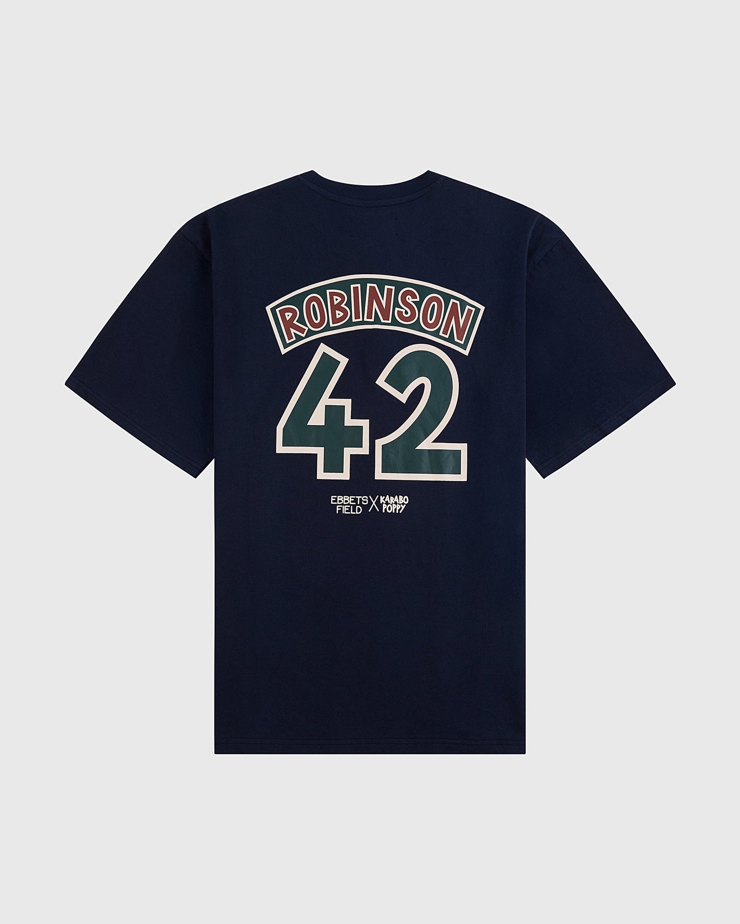 Karabo Poppy x Ebbets Field Jackie Robinson Short Sleeve Graphic Tee