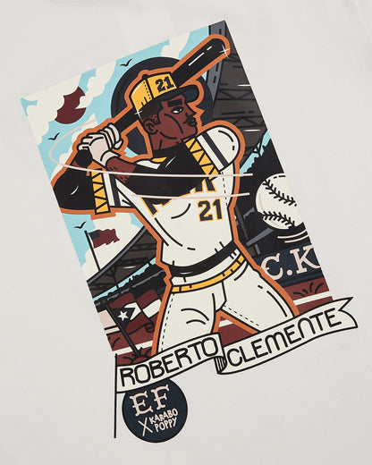 Karabo Poppy x Ebbets Field Roberto Clemente Short Sleeve Graphic Tee