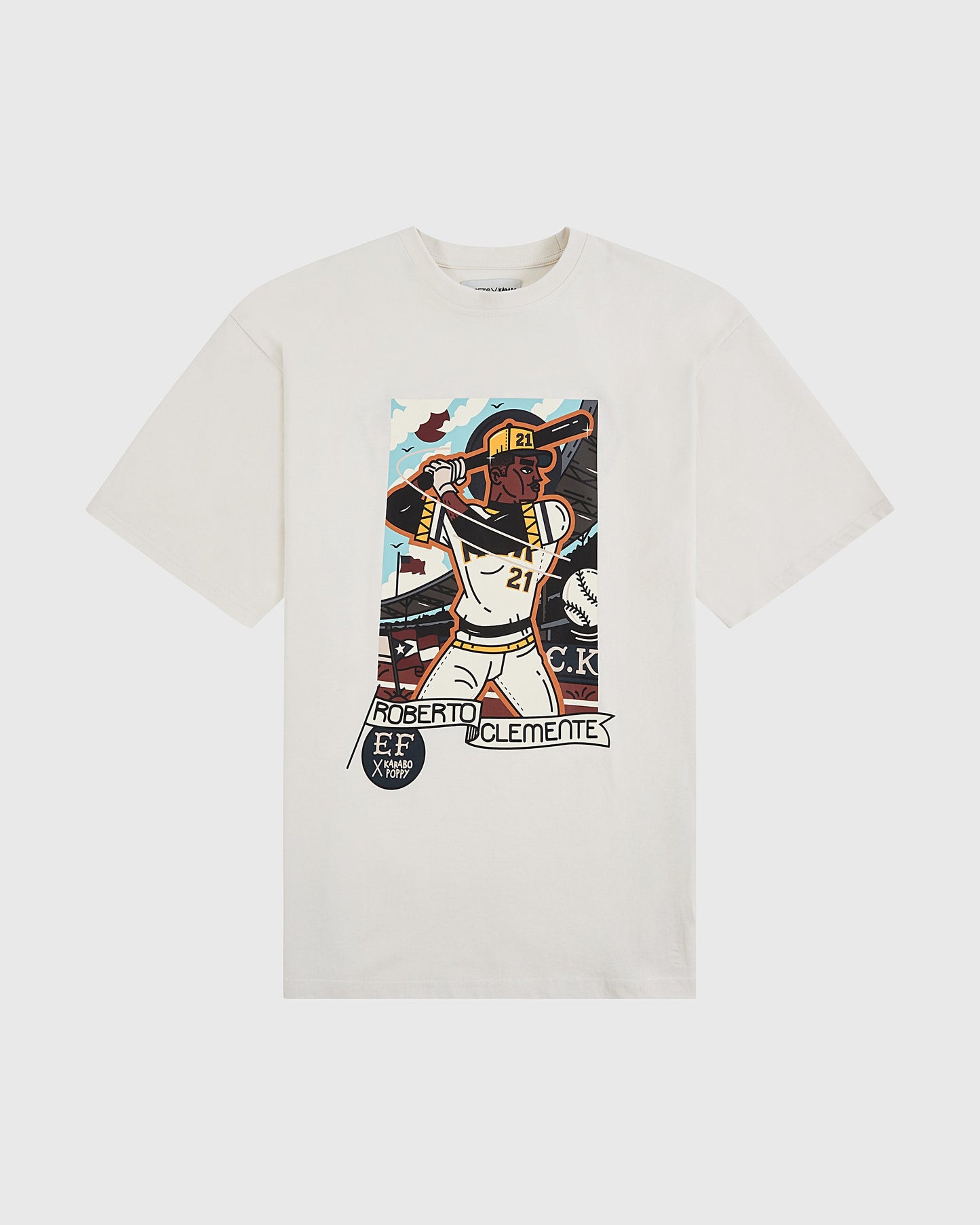 Karabo Poppy x Ebbets Field Roberto Clemente Short Sleeve Graphic Tee