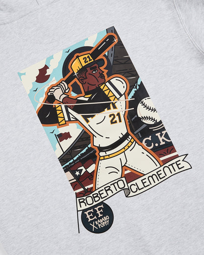 Karabo Poppy x Ebbets Field Roberto Clemente Heavyweight Cotton Pullover Hoodie