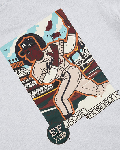 Karabo Poppy x Ebbets Field Jackie Robinson Heavyweight Cotton Pullover Hoodie