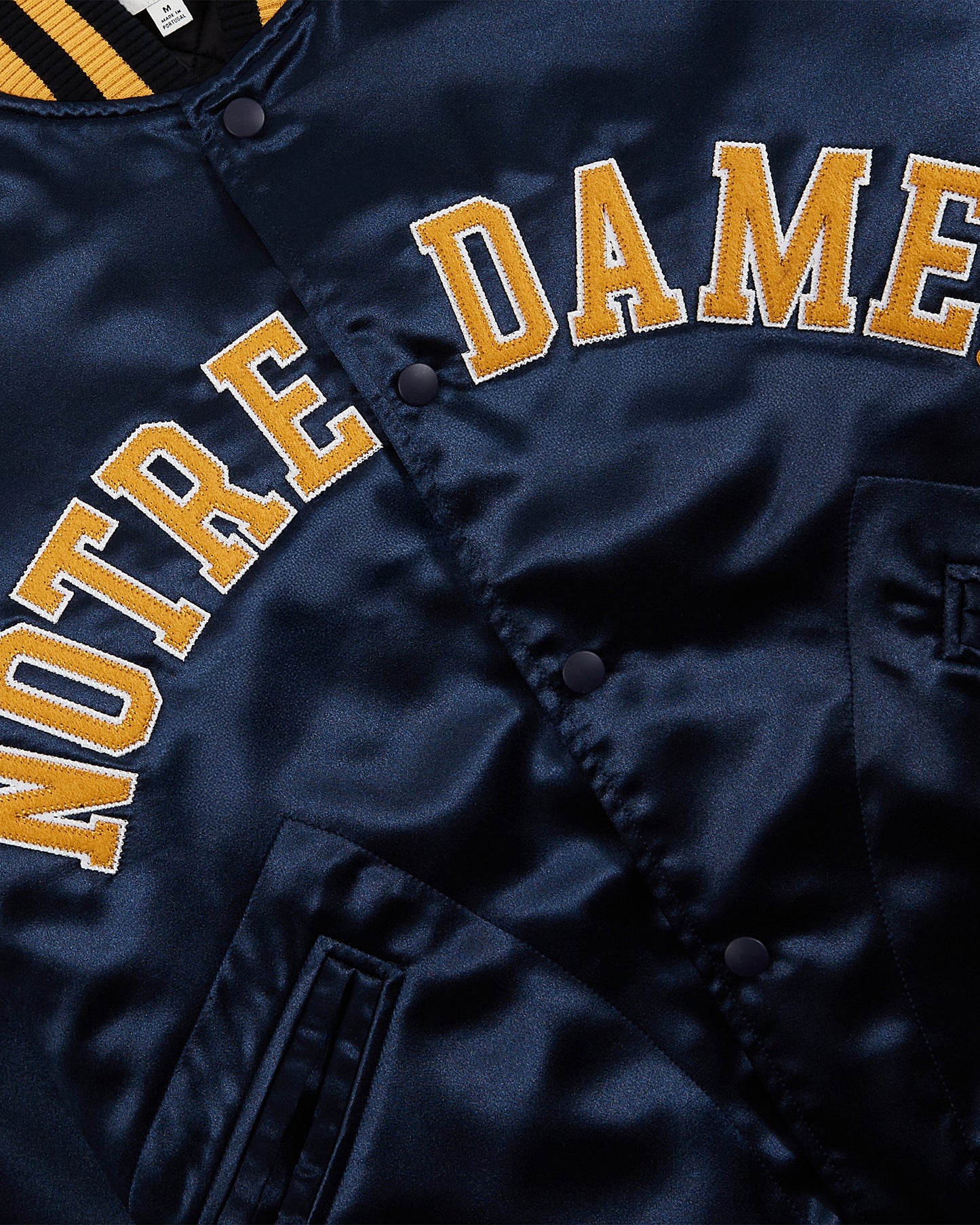 Notre Dame Satin Varsity Jacket