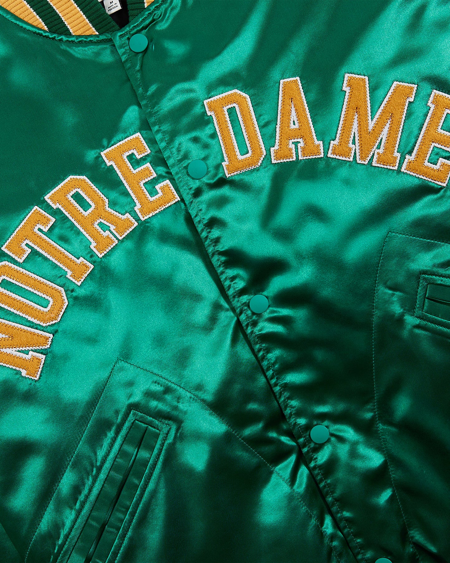 Notre Dame Satin Varsity Jacket