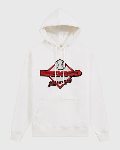 Diablos Rojos del Mexico Heavyweight Cotton Terry Pullover Hoodie