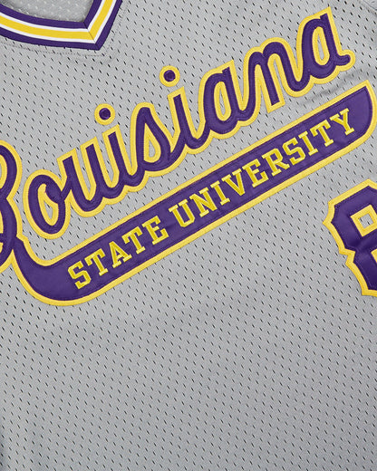 Louisianna State University 1987 V-Neck Mesh Jersey