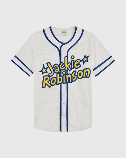 Jackie Robinson Comic Book Hero Mesh Baseball Jersey