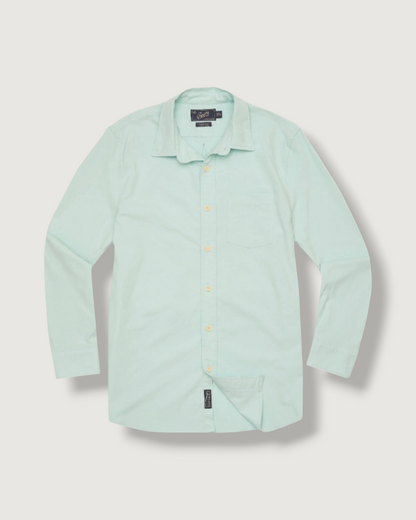Charles Stretch Oxford Shirt - Seafoam