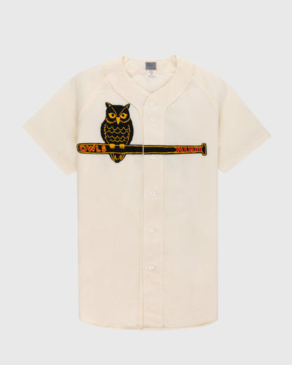 Topeka Owls 1947 Authentic Wool Home Baseball Jersey