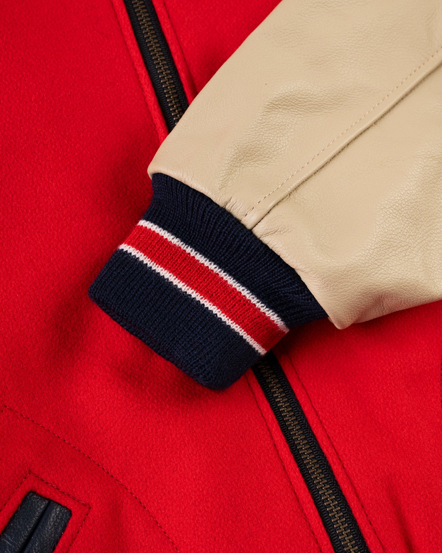 Cincinnati Reds 1940 Authentic Wool & Leather Jacket
