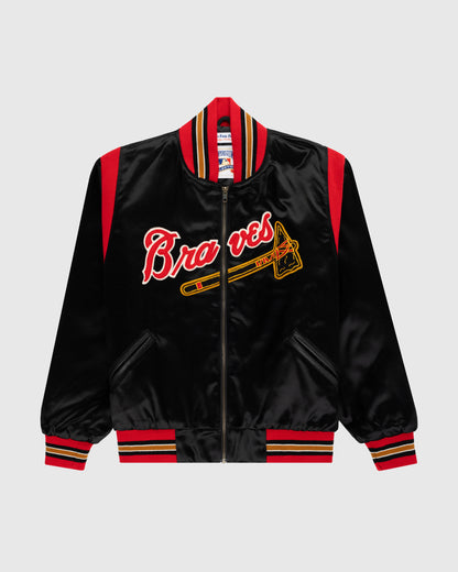 Milwaukee Braves 1957 Authentic All Satin Varsity Jacket