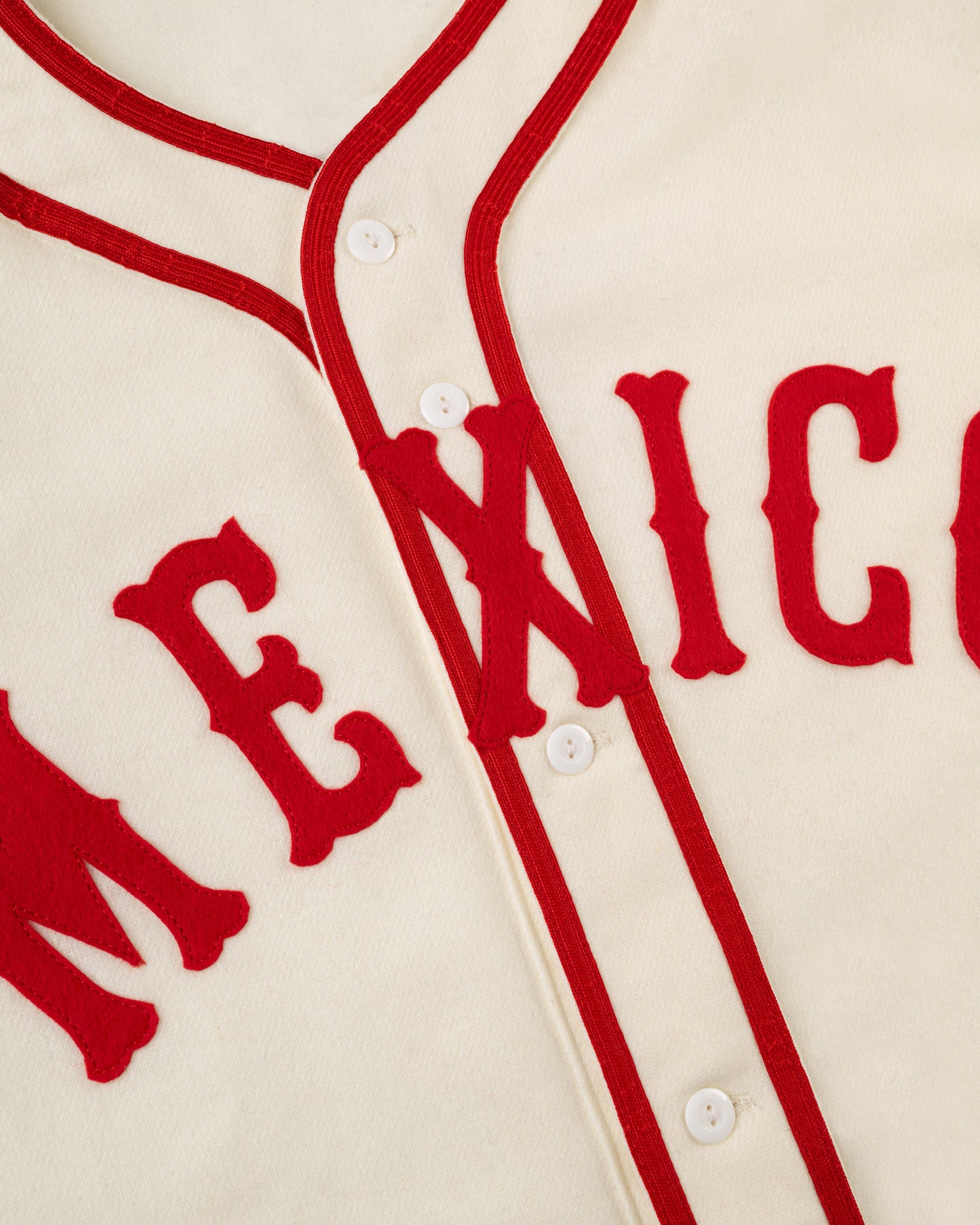Mexico City Red Devils 1957 Authentic Wool Home Jersey