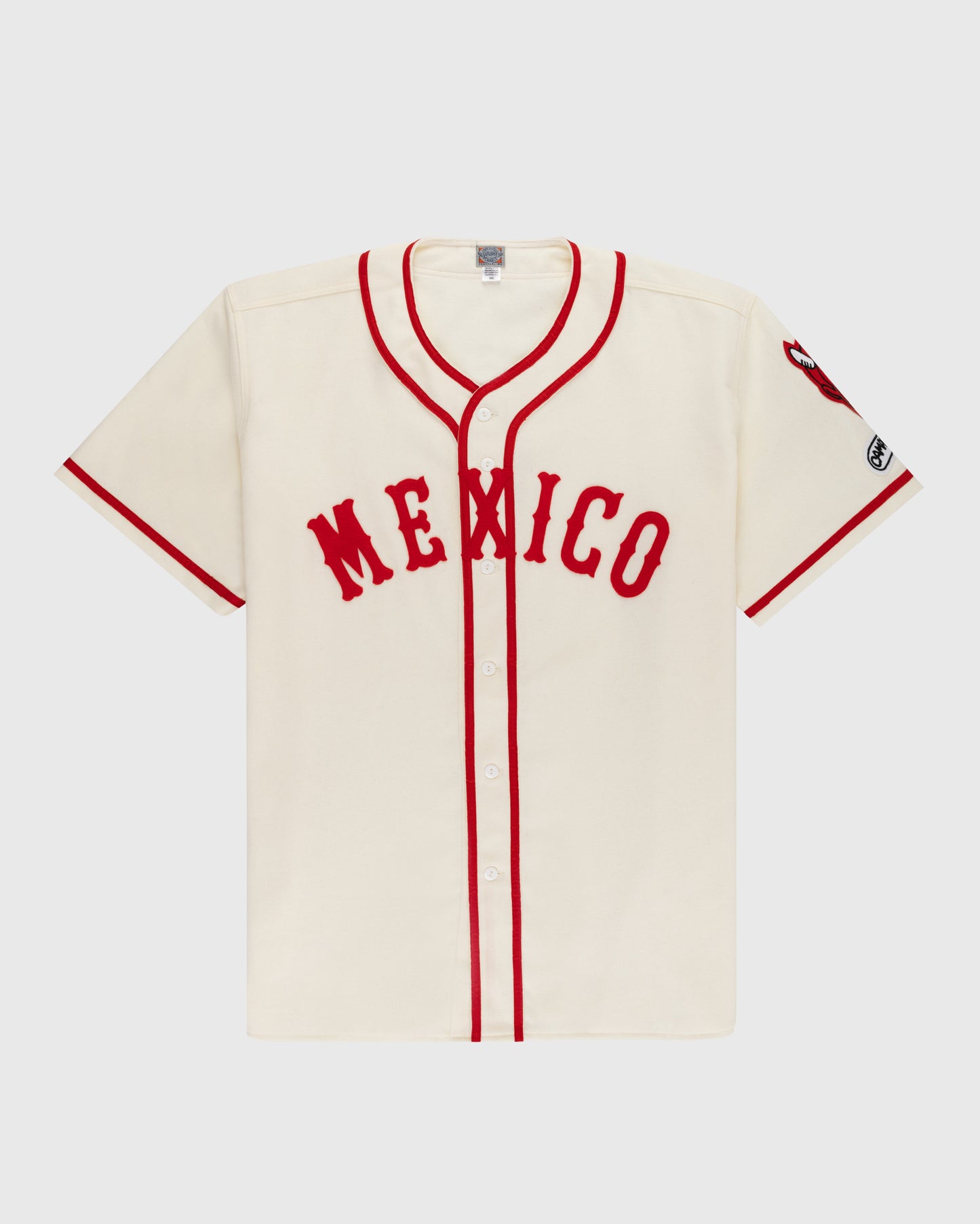 Mexico City Red Devils 1957 Authentic Wool Home Jersey