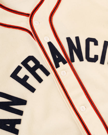 San Francisco Sea Lions 1946 Authentic Wool Home Jersey