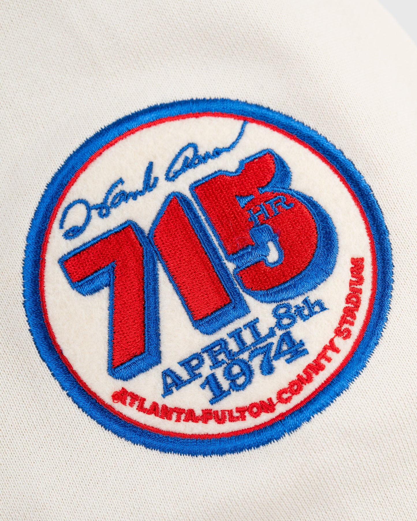 Hank Aaron French Terry Script Hooded Sweatshirt