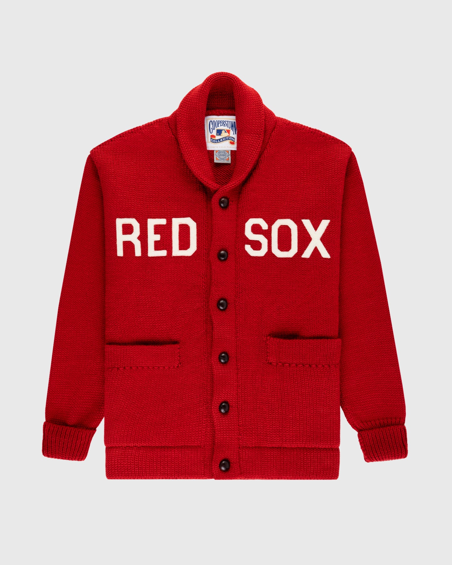 Boston Red Sox 1917 Wool Shawl Collar Sweater