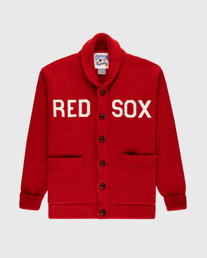 Boston Red Sox 1917 Wool Shawl Collar Sweater