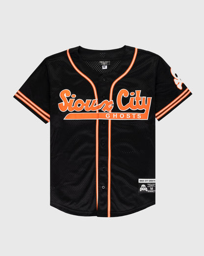 Sioux City Ghosts Mesh Button-Up Jersey