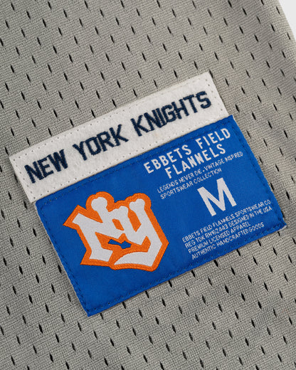 New York Knights Mesh Button-Up Baseball Jersey