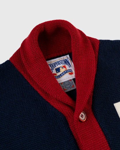 Boston Braves 1915 Wool Shawl Collar Sweater