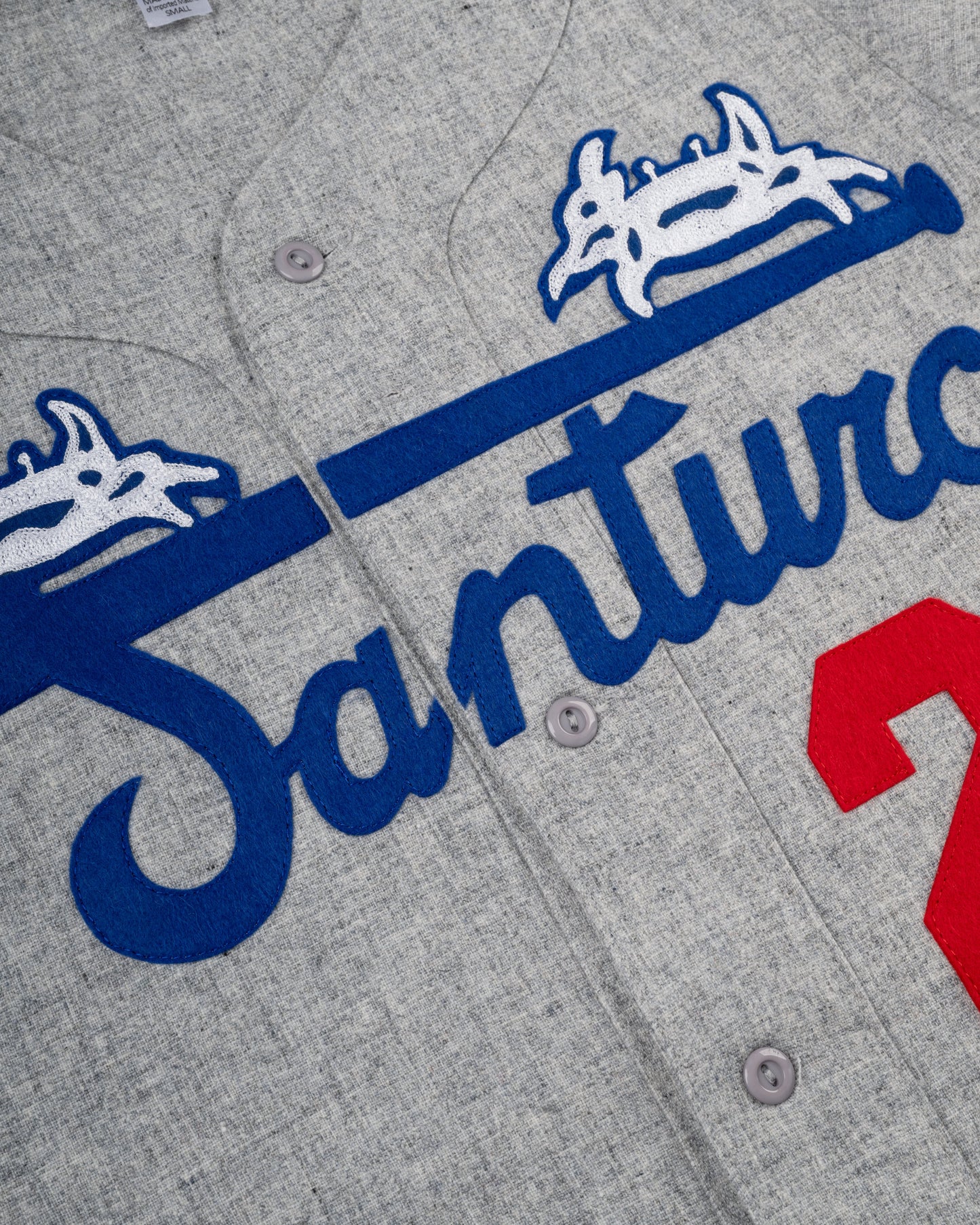 Santurce Cangrejeros 1954 Authentic Wool Road Baseball Jersey