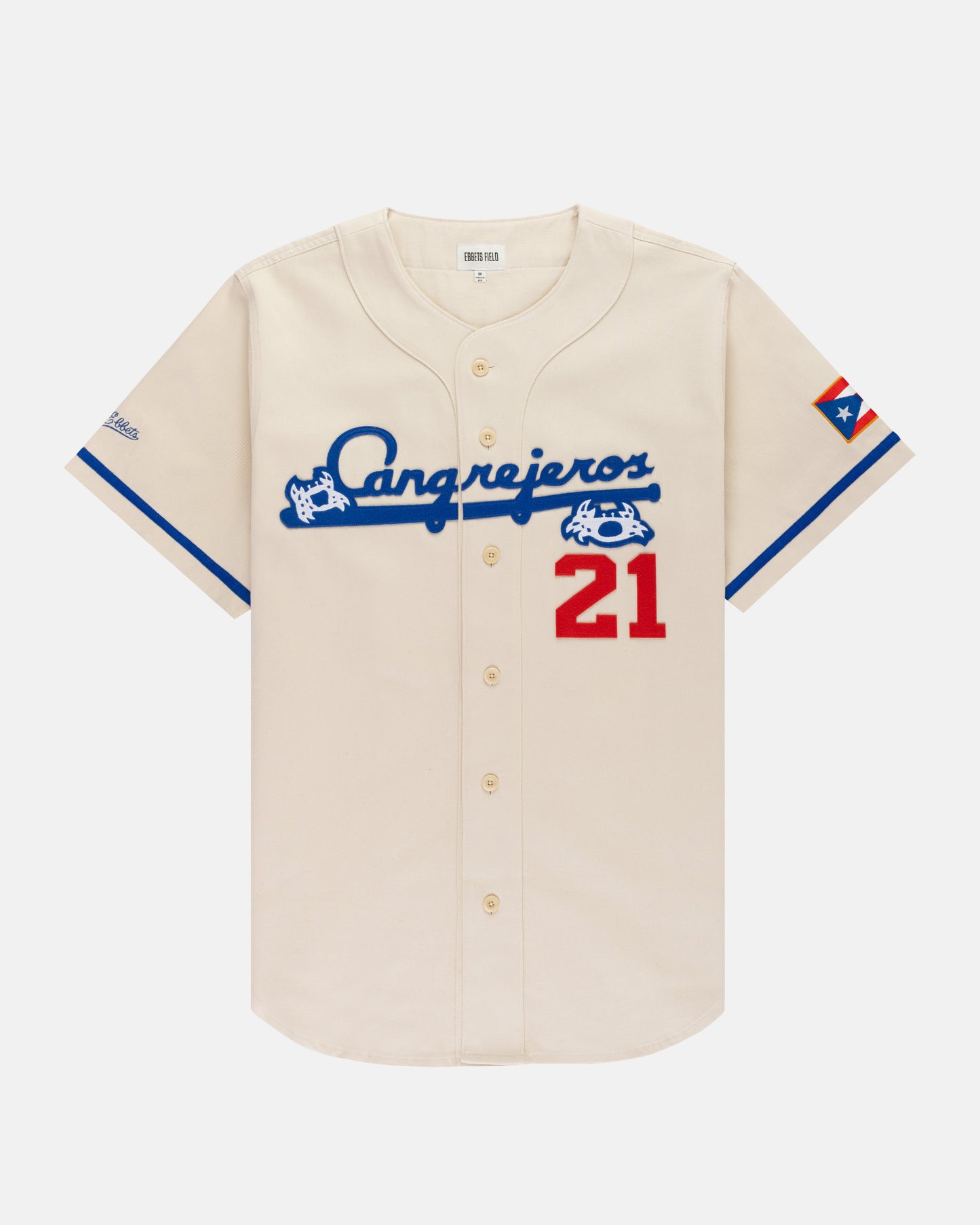 Santurce Cangrejeros Cotton Twill Baseball Jersey