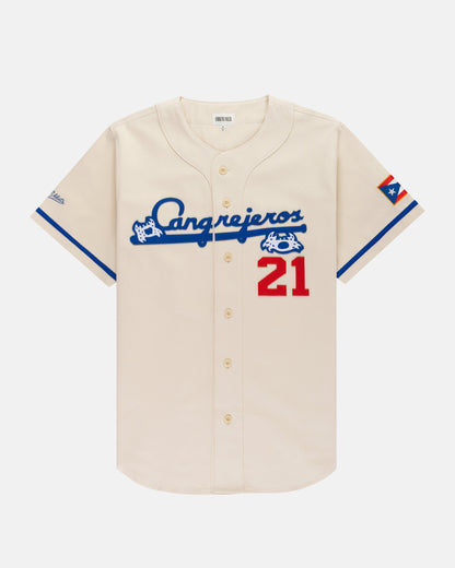 Santurce Cangrejeros Cotton Twill Baseball Jersey