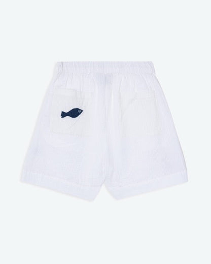 Lowie Applique White Sea Shorts
