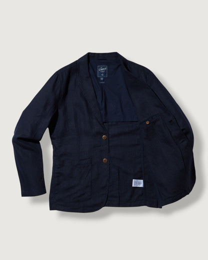 Bal Harbour 2 Button Linen Blazer - Navy