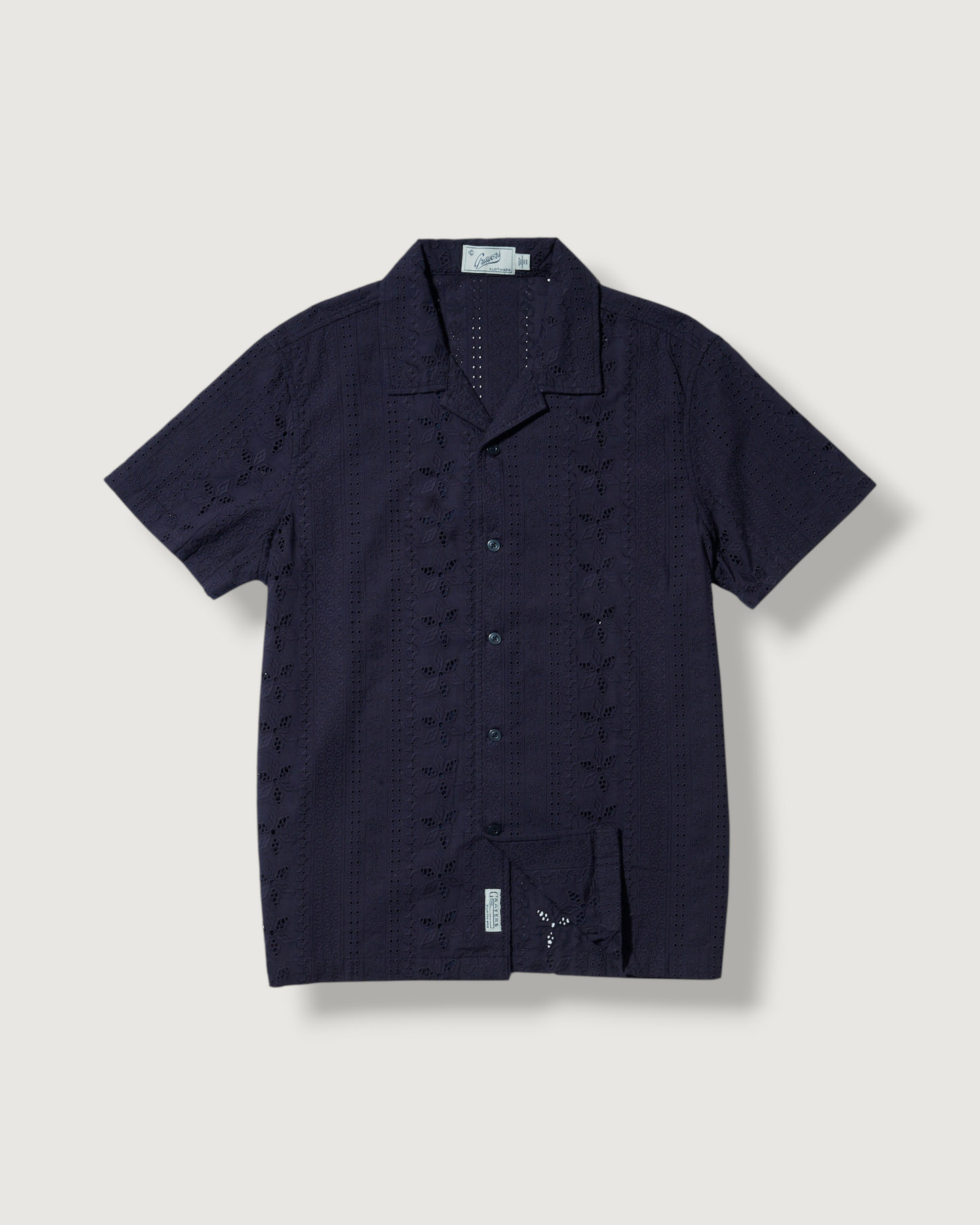 The Resort Embroidered Shirt - Graphite