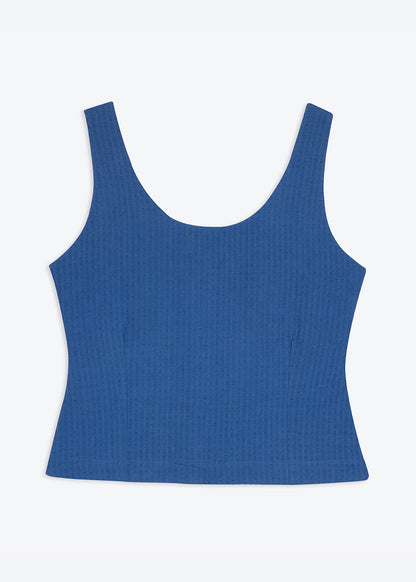 Lowie Cobalt Seersucker Cami Top
