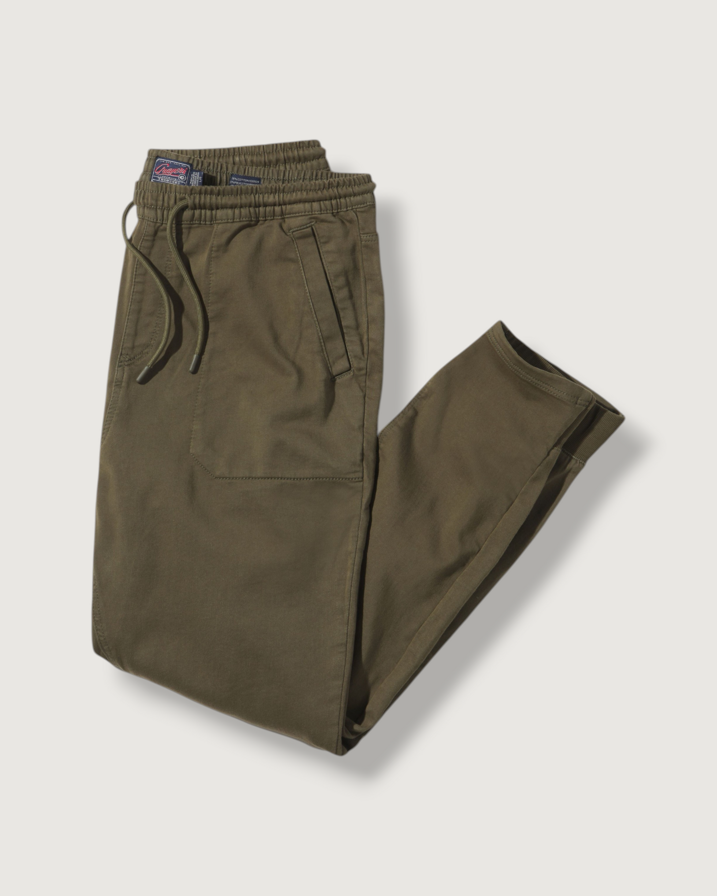 Hybrid Stretch Jogger - Military Olive