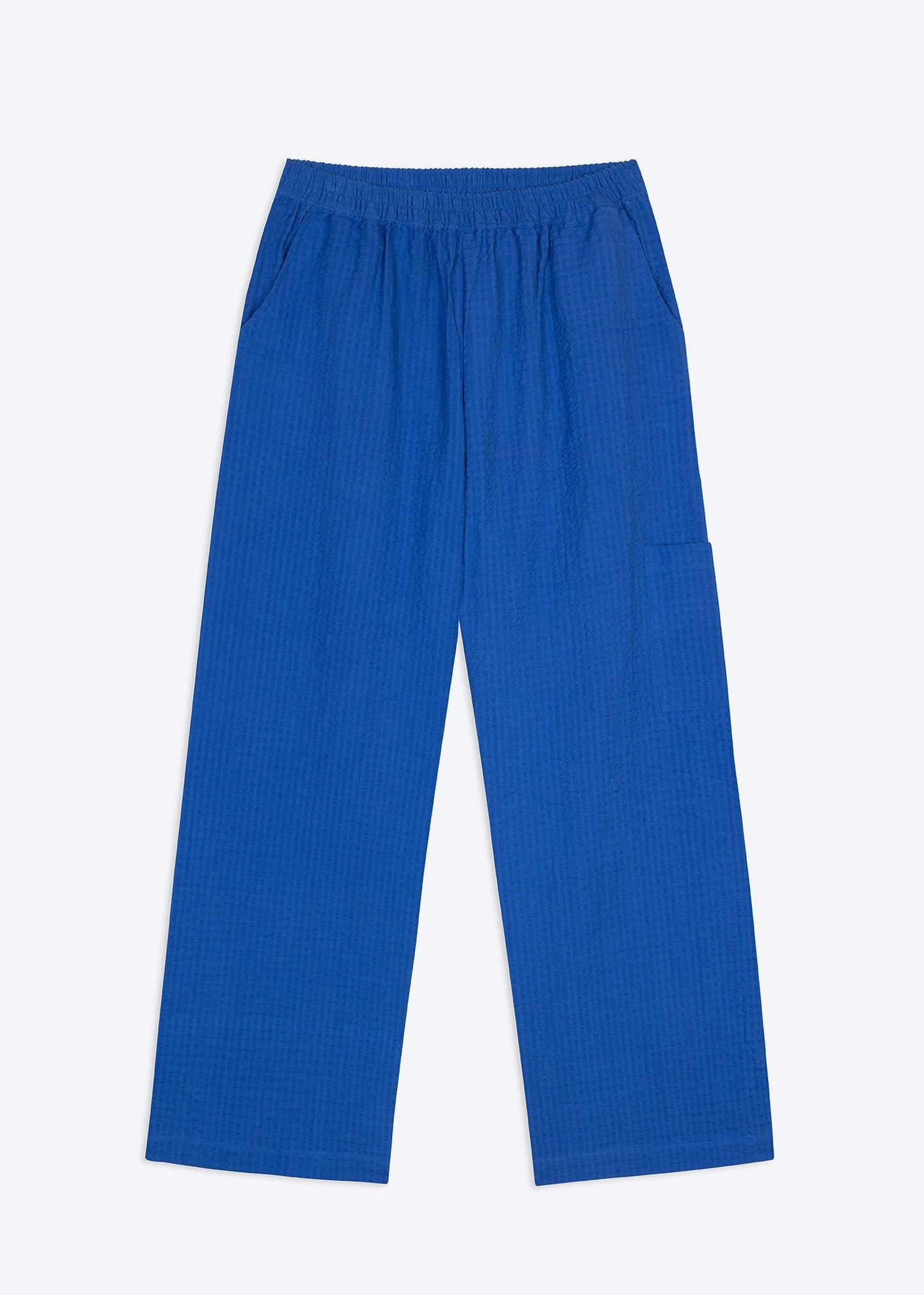 Lowie Blue Seersucker Trousers