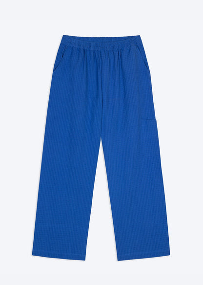 Lowie Blue Seersucker Trousers