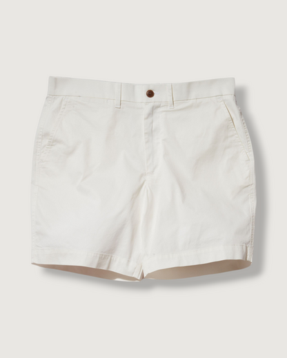 Thompson Flex Stretch Shorts 7"- White