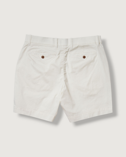 Thompson Flex Stretch Shorts 7"- White