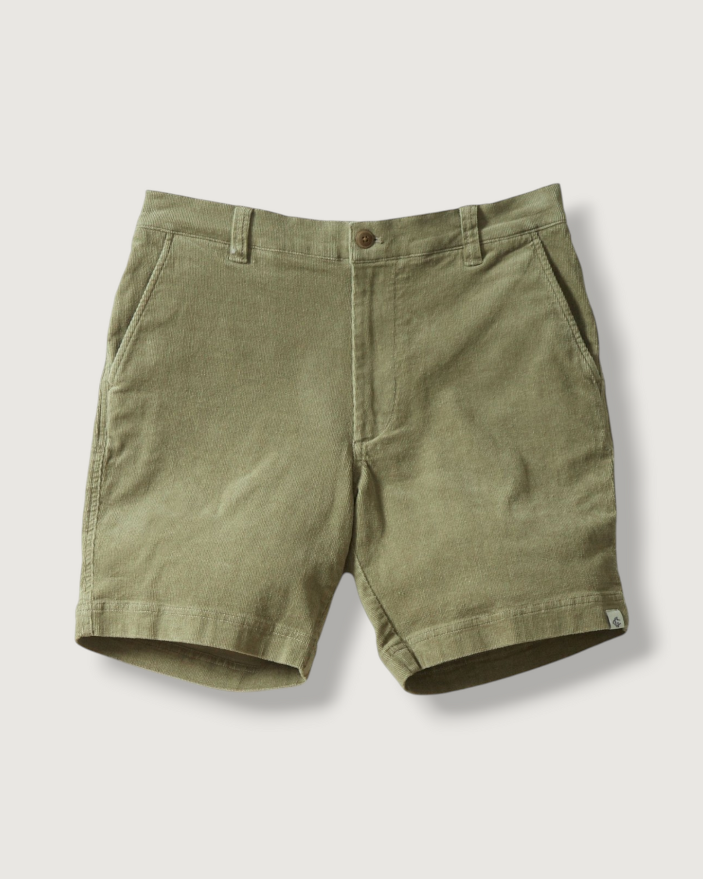 Corduroy Trail Shorts 8" - Dusty Olive
