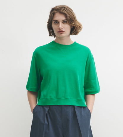 Lowie Green Jersey Mix Top