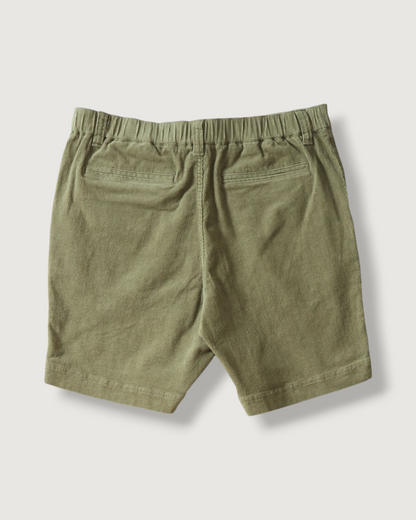 Corduroy Trail Shorts 8" - Dusty Olive