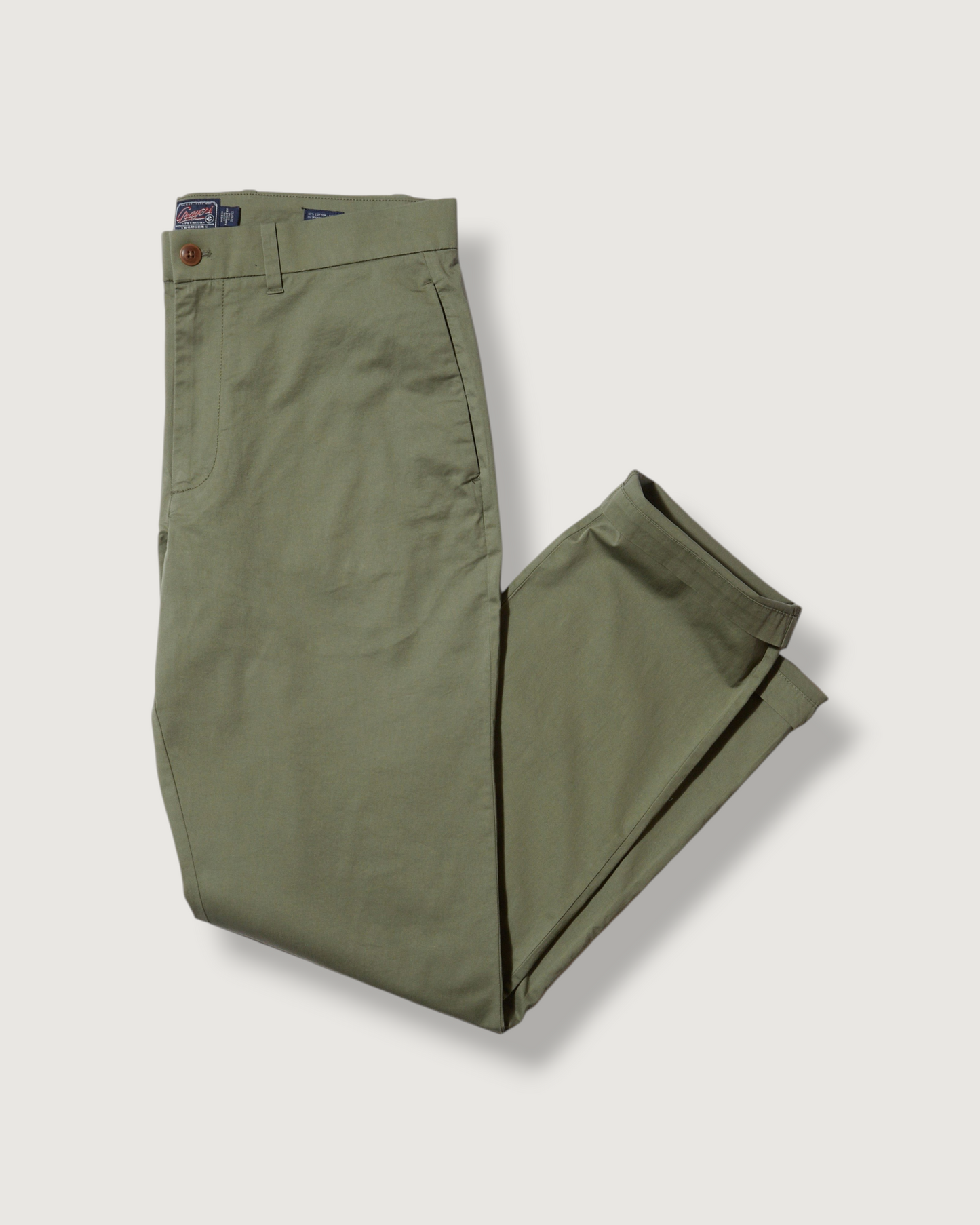 Thompson Flex Stretch Chino (Relaxed Fit) - Olivine