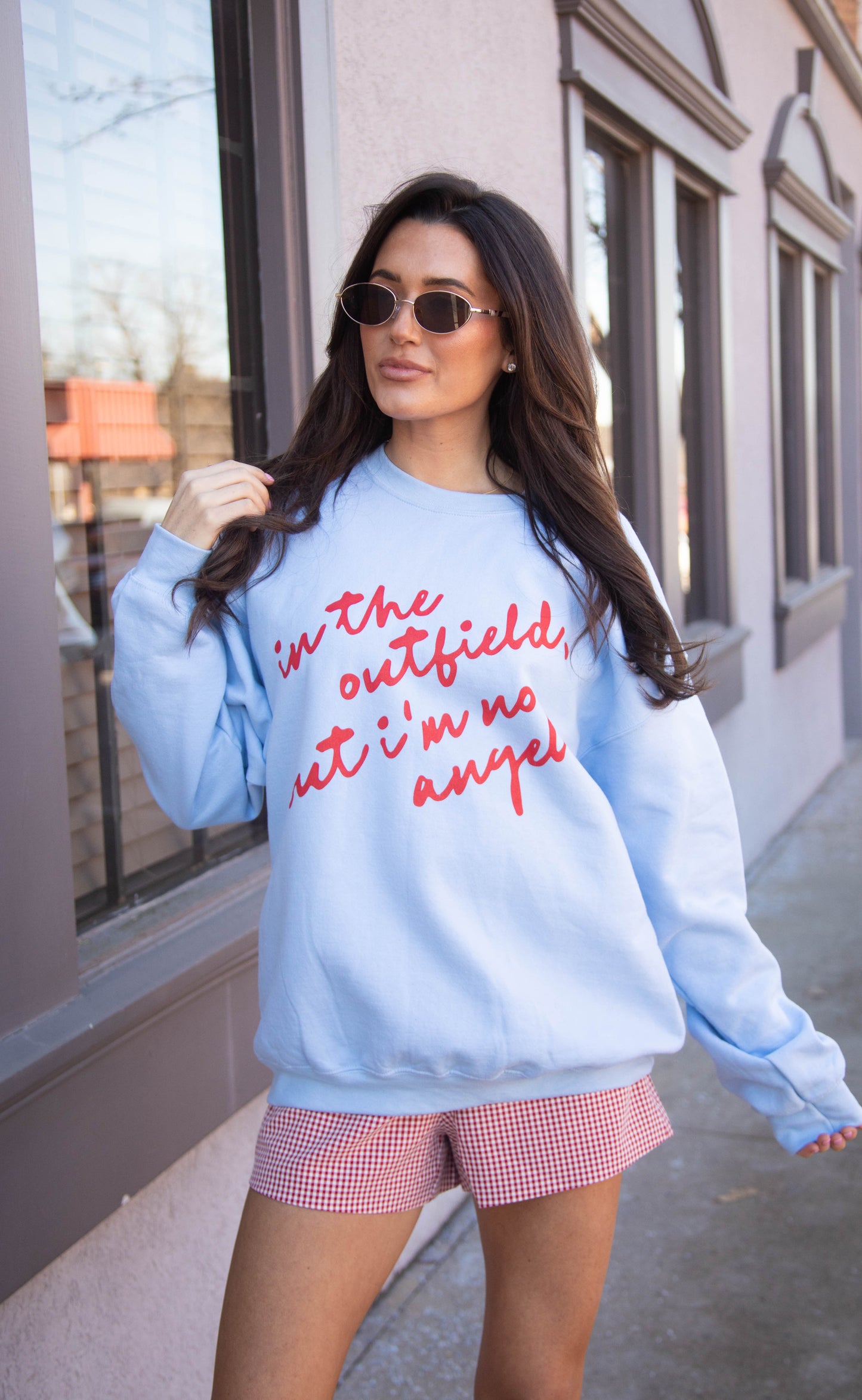 charlie southern: no angel sweatshirt