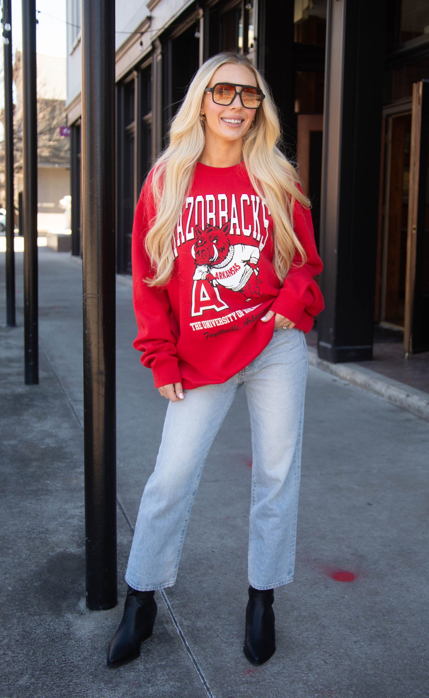 charlie southern: razorback vault sweatshirt