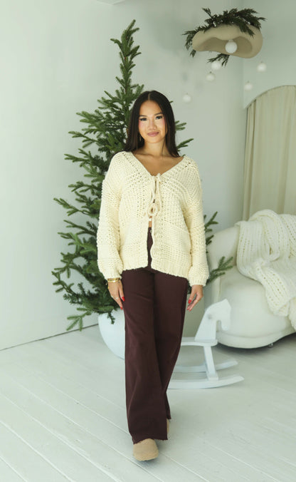 knot today chunky cardigan