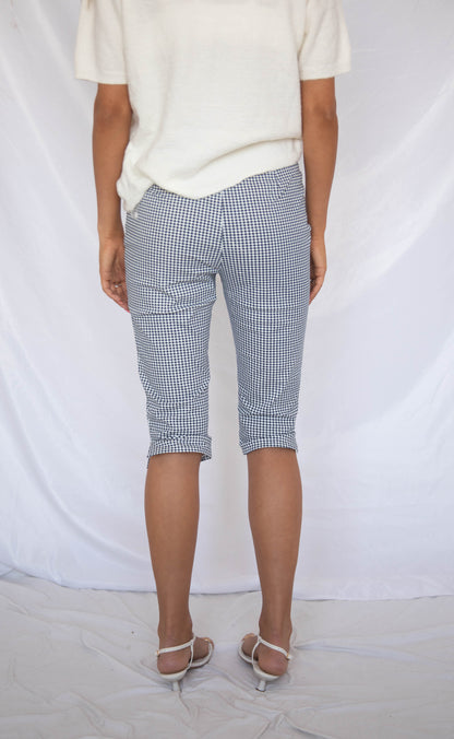 got me missing gingham capris