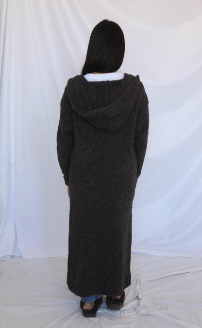 cozy up long cardigan